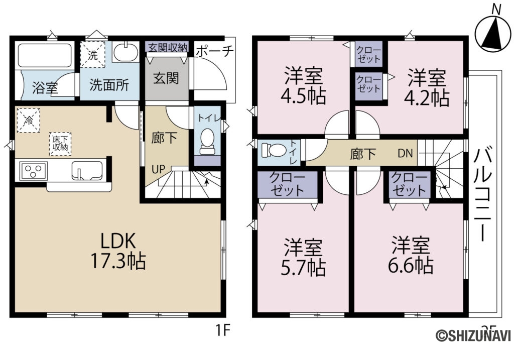 2号棟　間取り図