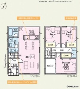 【2026.1完成予定】清水区蜂ヶ谷第5　新築一戸建て　の物件画像