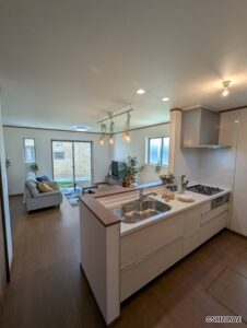 2号棟　リビングの画像です。