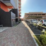 ラック式自転車置場