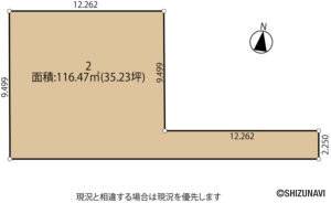区画割図2号地