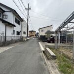 【前面道路】道路幅員約4mです。