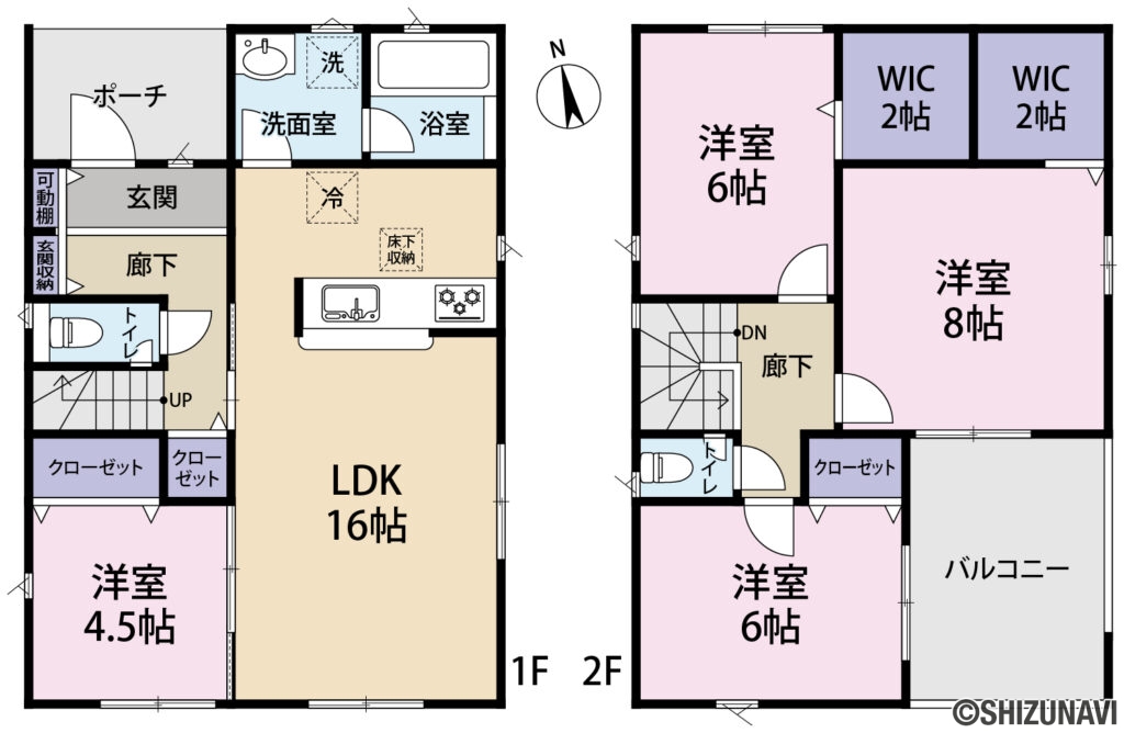 2号棟　間取り図