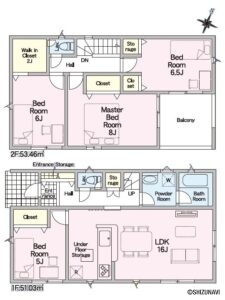 浜松市中央区浅田町　4LDK　2025年8月完成予定の物件画像