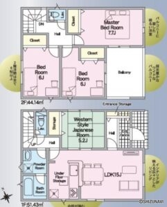 【新築建売住宅】島田市高島町第１期3号棟　全３棟　４LDKの物件画像