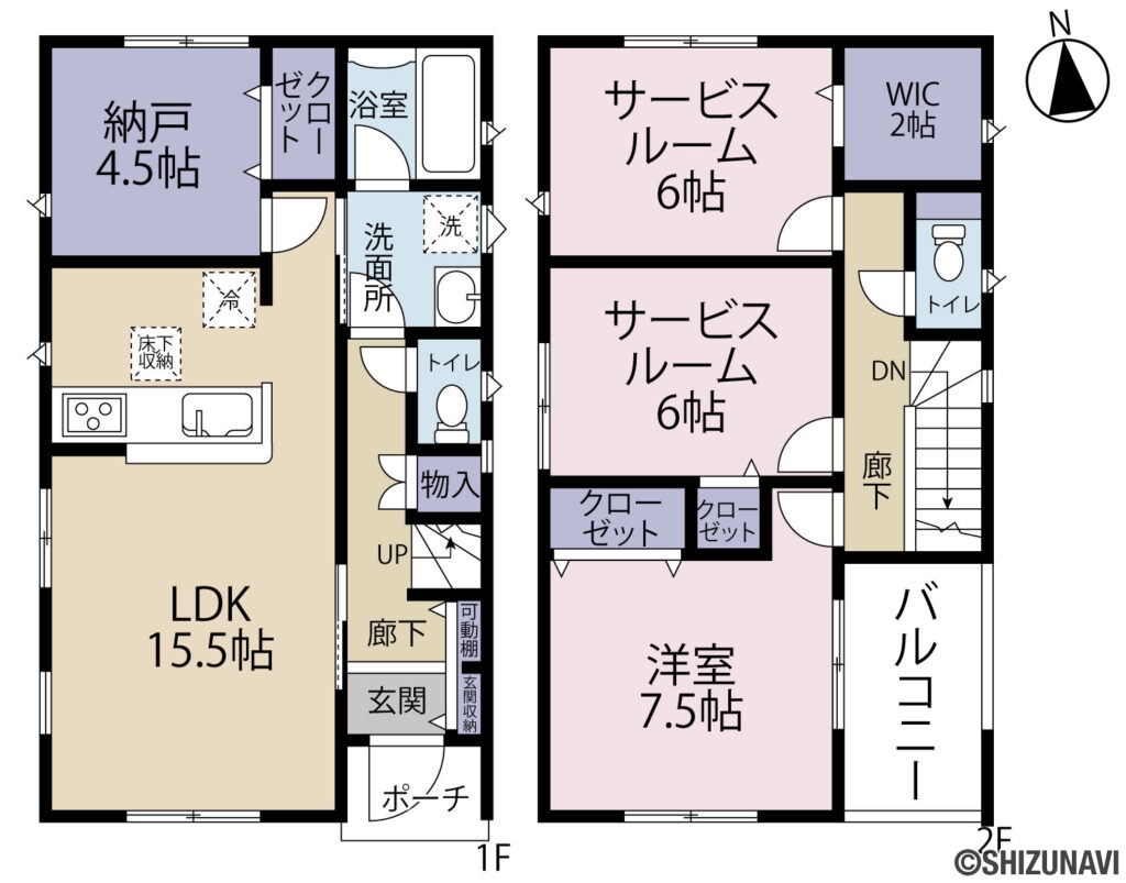 1号棟　間取り図