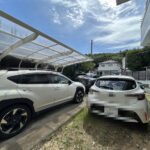 【駐車場】車種によっては、並列3台、合計で4台の駐車が可能です。