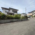 磐田市東貝塚　売土地　整形地・角地　解体更地、確定測量渡し　建築条件なしの画像