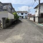 磐田市東貝塚　売土地　整形地・角地　解体更地、確定測量渡し　建築条件なしの画像