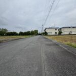 物件南側前面道路は約7.4ｍです