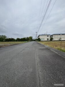 物件南側前面道路は約7.4ｍです