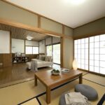 リビング、和室