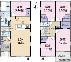 【新築分譲住宅】富士宮市淀師２期 ２号棟の物件画像