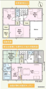 【新築建売住宅】牧之原市静波第9期１号棟　４LDK　の物件画像