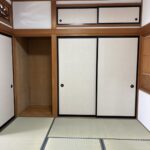 和室には大きな収納もついておりますので物の置き場には困りません。