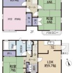 裾野市茶畑　中古住宅　間取り図面