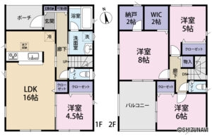 浜松市中央区河輪町　3棟　4LDK　2025年7月完成予定の物件画像
