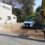 現地前面道路から