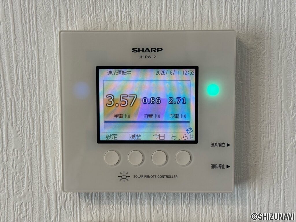 太陽光発電モニター