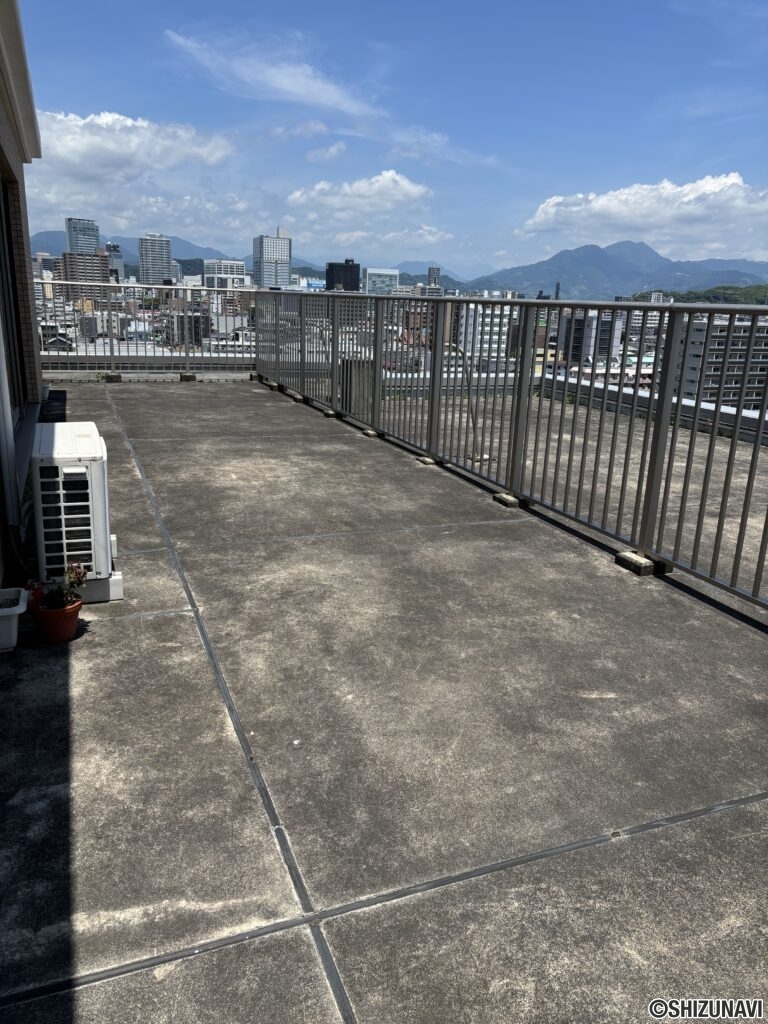【セントラルガーデンレジデンス静岡A棟】　最上階　角部屋　3LDK　ルーフバルコニー付きの画像