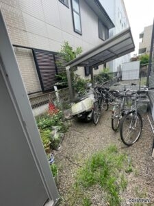 駐輪場には屋根もございます