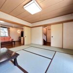 日当たりの良い和室。