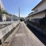 前面道路の様子。