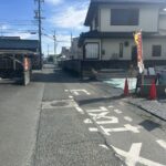 前面道路になります。北東側から撮影しております。