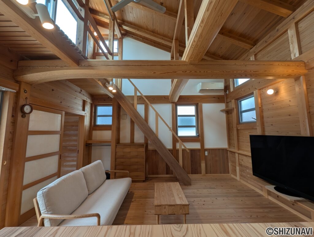木材をふんだんに使用した温かみのある空間です。