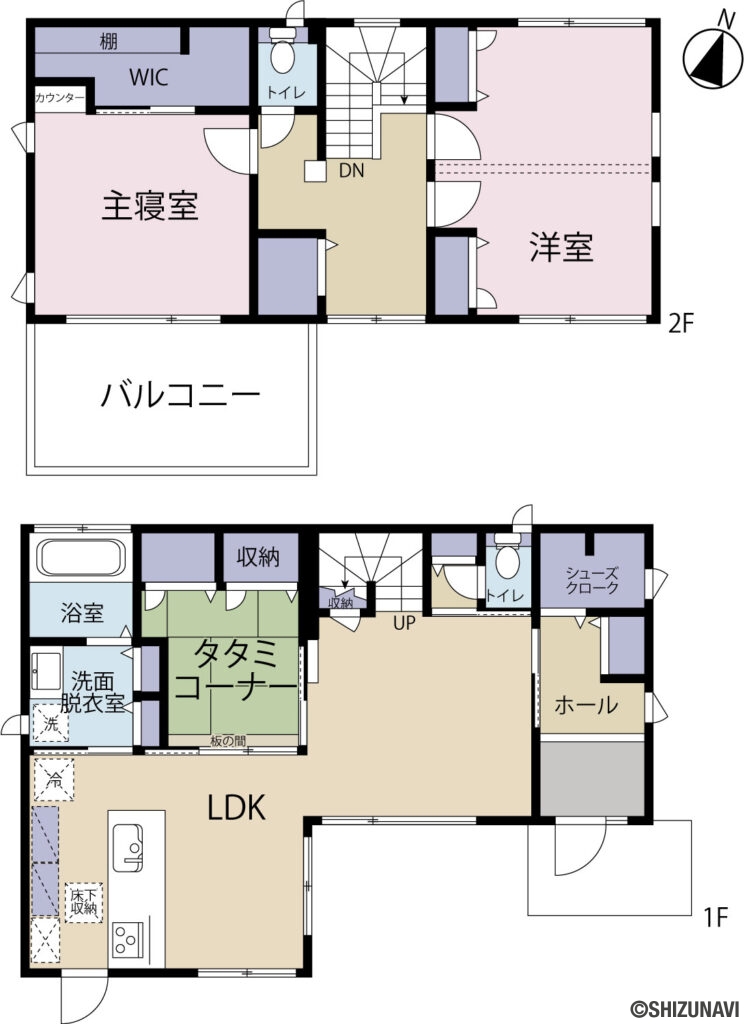 浜名区沼の中古住宅4LDK＋S