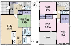 新築分譲住宅　富士宮市大岩第16の物件画像