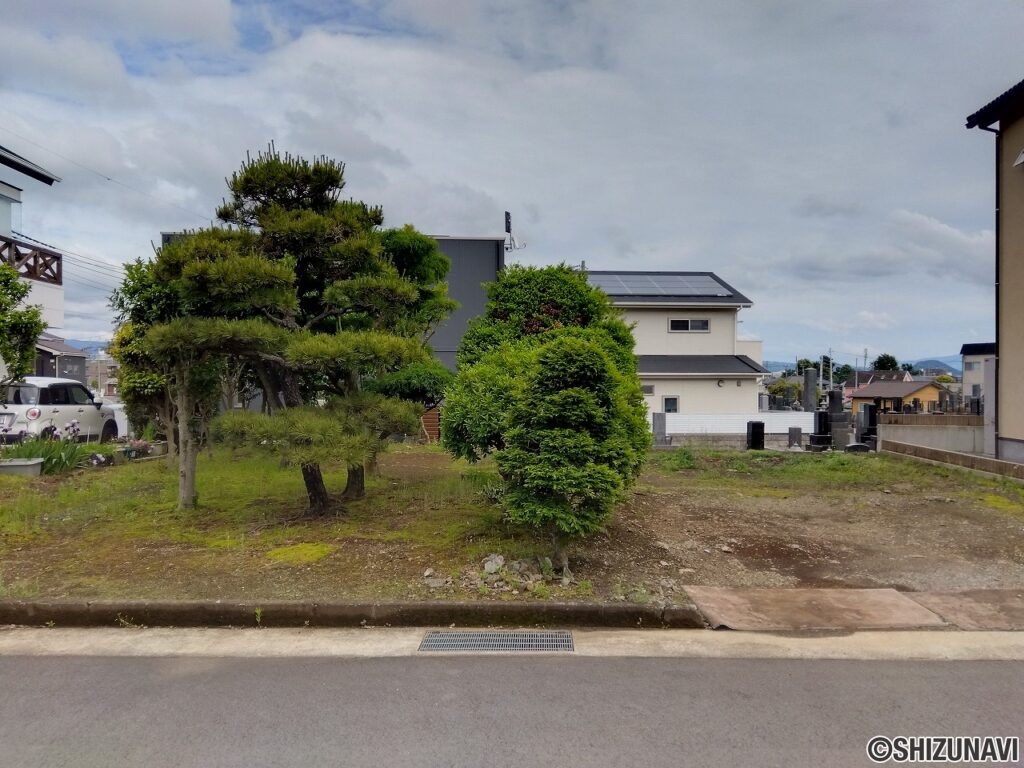沼津市大岡　売り土地　現地