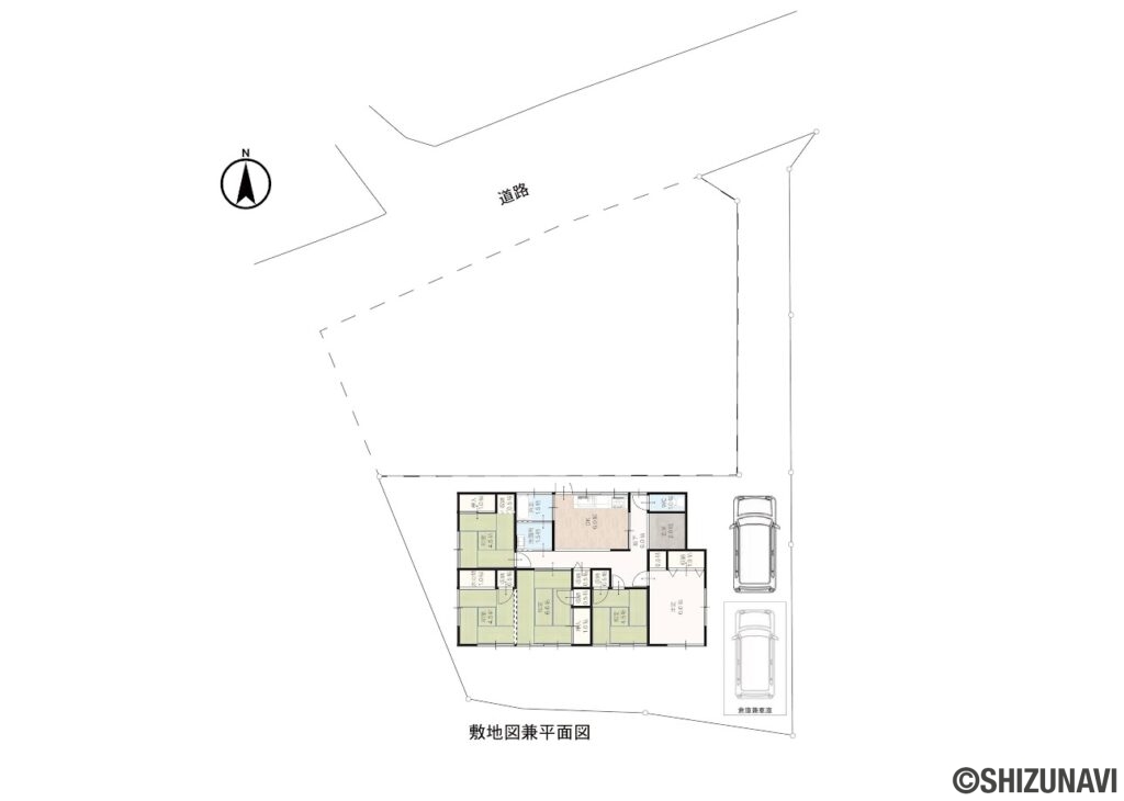 敷地図兼平面図