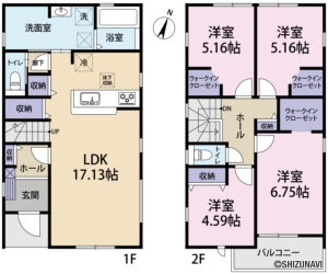 【新築分譲住宅】富士宮市淀師２期　１号棟の画像