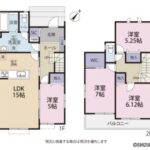 B号棟 間取り図です。