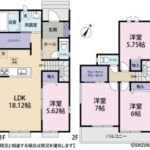 A号棟 間取り図です。