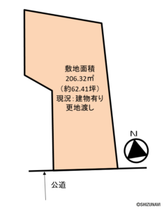 敷地の形状図です。