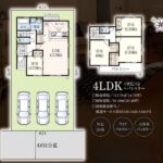 間取り図、全体区画図