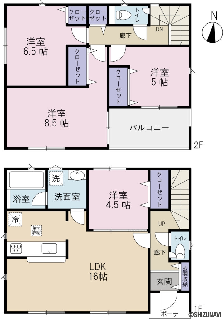 1号棟　間取り図