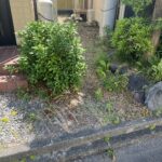 玄関横通路です