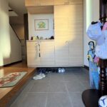 シューズボックスも大きく、家族全員の靴を収納できますね♪