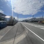 歩道も余裕がリます