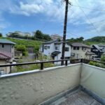 お洗濯もしっかり干せるバルコニーです