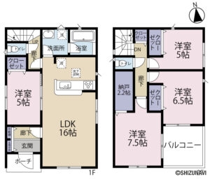 2号棟　間取り図