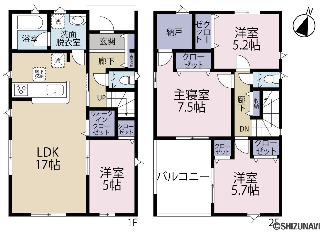 1号棟　間取り図
