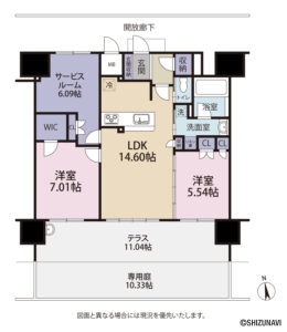 エンブルネクスト今泉　1F　2SLDKの画像