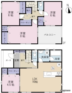 浜松市浜名区本沢合　4LDK　2025年7月完成予定の物件画像