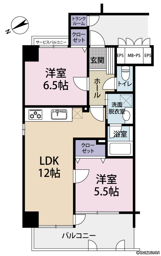 間取り図です！