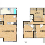 【間取図（リフォーム予定）】クロスの張替え、水回り設備の交換、外壁塗装、駐車場の造成を行いました。間取りの変更を行う予定です。