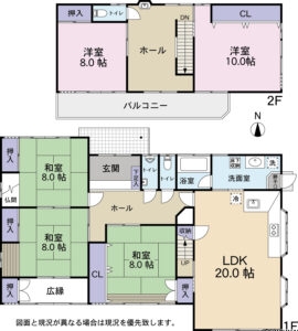 御前崎市池新田　5LDK　中古住宅の画像